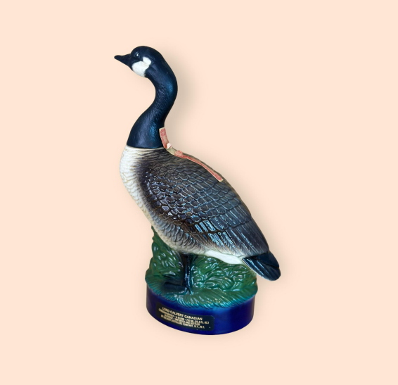 Lord Calvert “Canada Goose” whiskey decanter