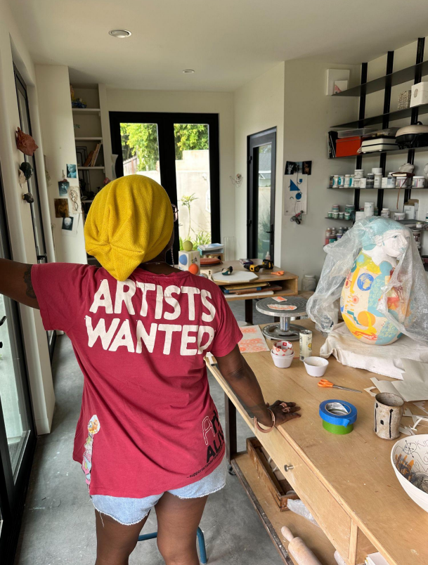 Salvaged Free City “Artists Wanted” tee