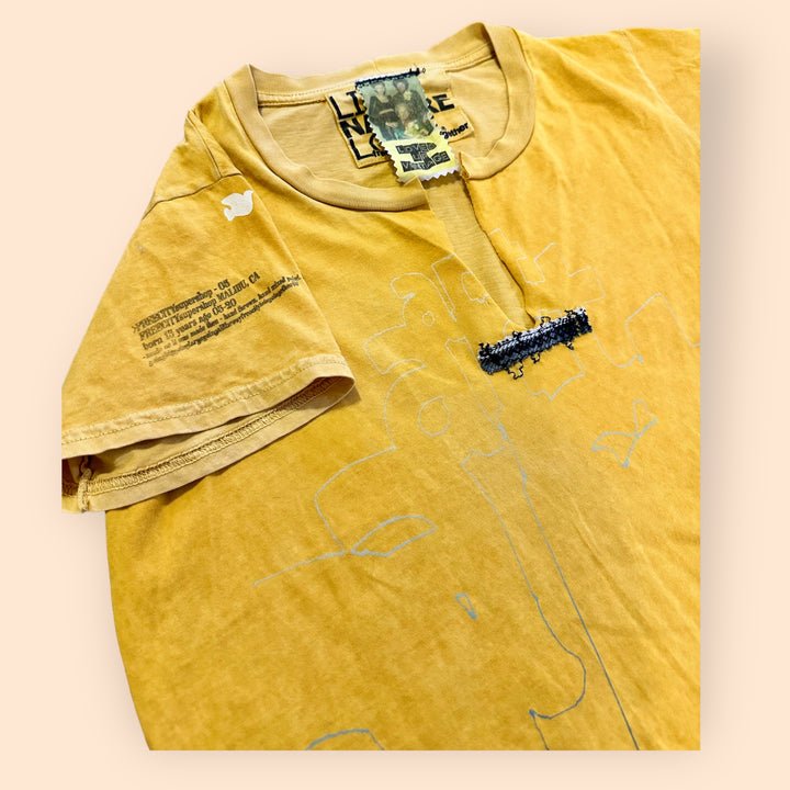 Resurrected Free City Gold Yellow Art tee