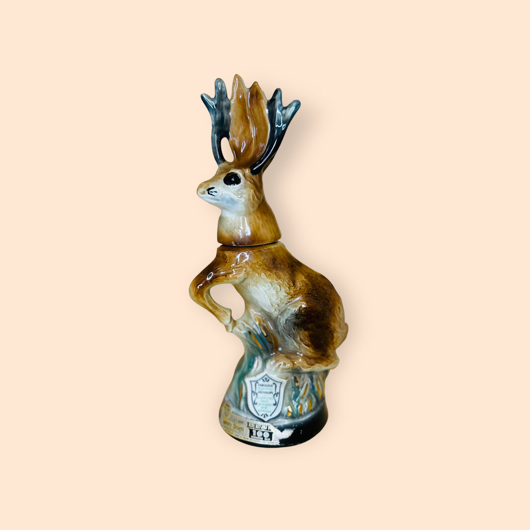 Jim Beam RARE “Fabulous Wyoming Jackalope" Bourbon Whiskey Decanter