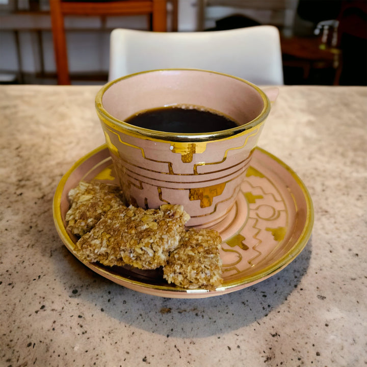 Antique Oaxaca Mexico Teacup and Saucer Signed/Labeled