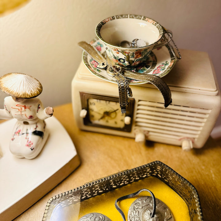 Antique Myott Son & Co Teacup And Saucer